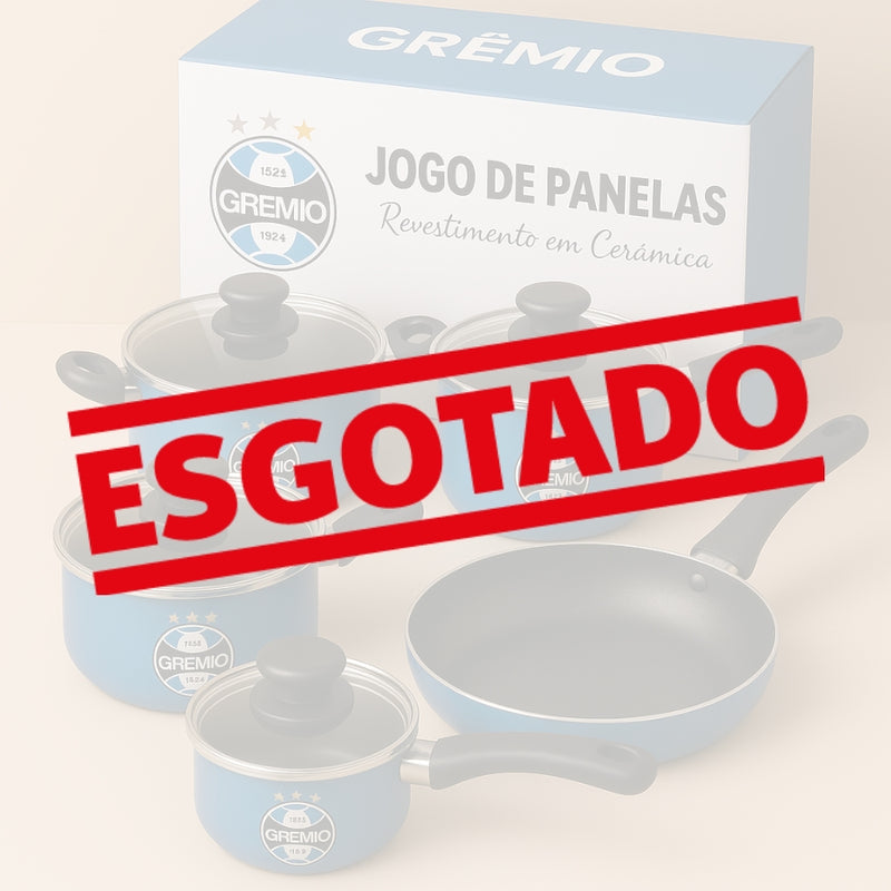 Kit 5 Panelas Oficiais Time de Futebol da Paixão
