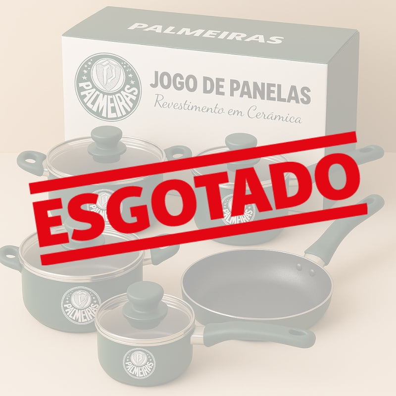 Kit 5 Panelas Oficiais Time de Futebol da Paixão